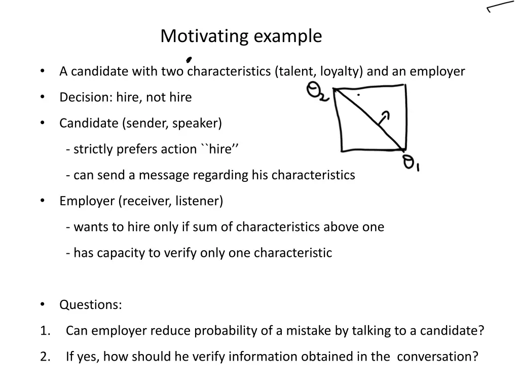 motivating example