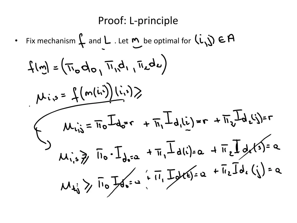 proof l principle