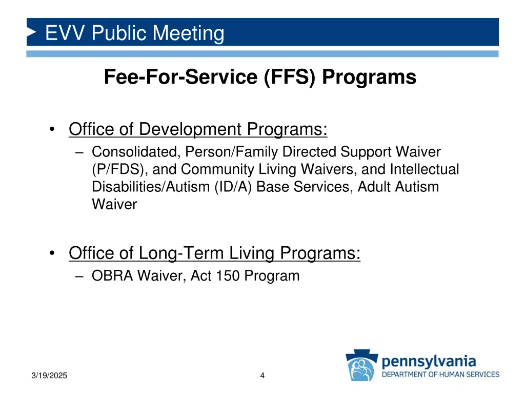 evv public meeting 2