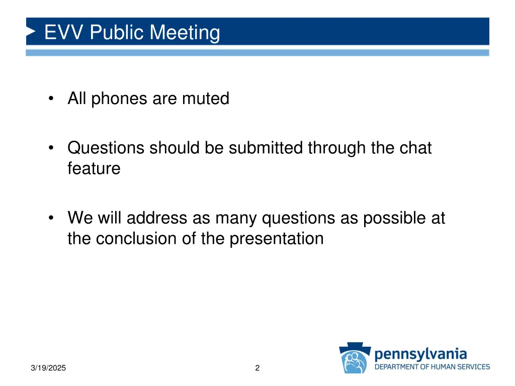 evv public meeting