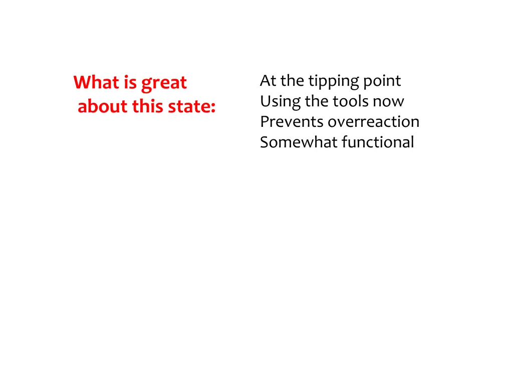 at the tipping point using the tools now prevents