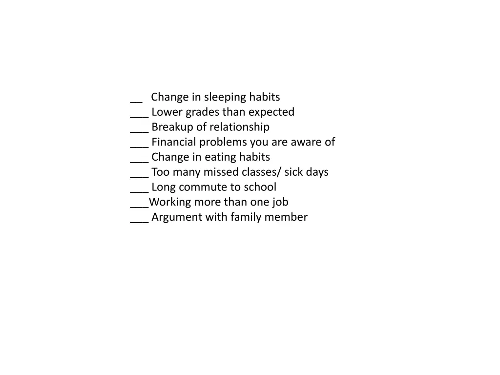 change in sleeping habits lower grades than
