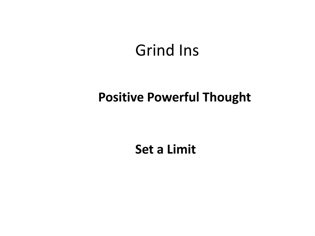 grind ins