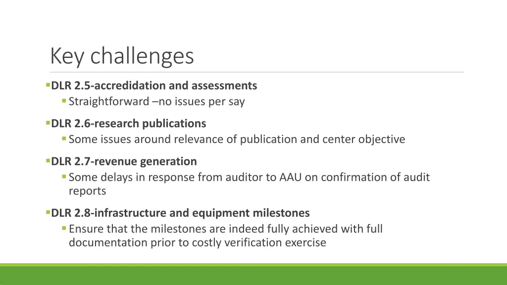 key challenges 1