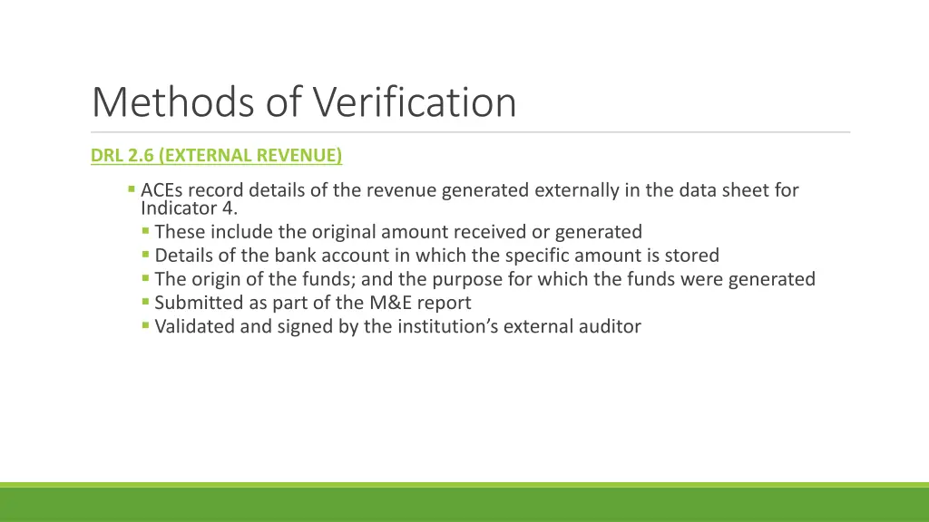 methods of verification 1