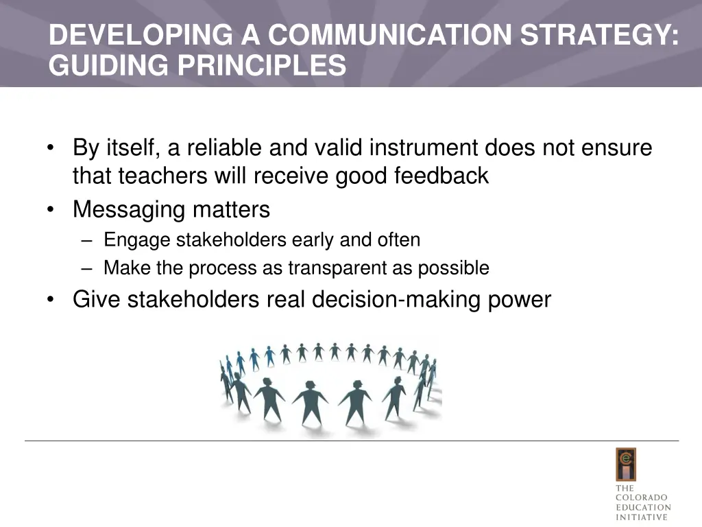 developing a communication strategy guiding
