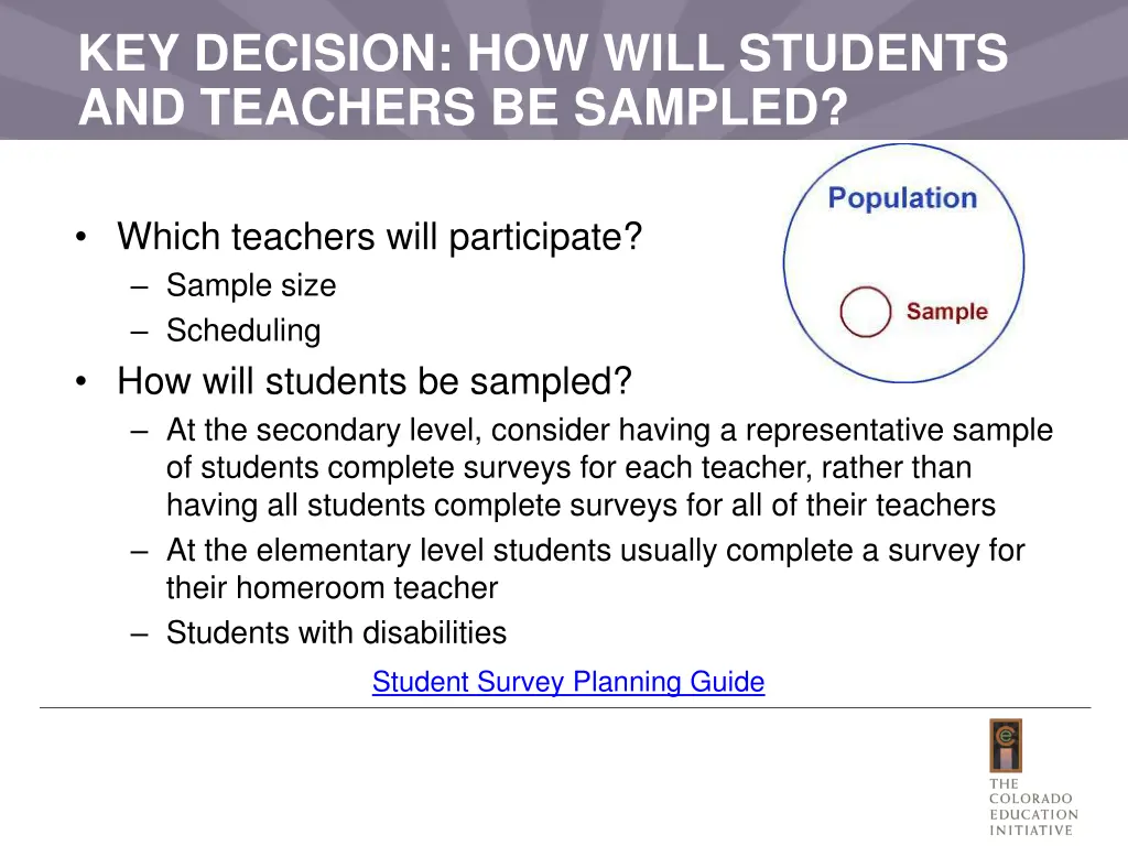 key decision how will students and teachers