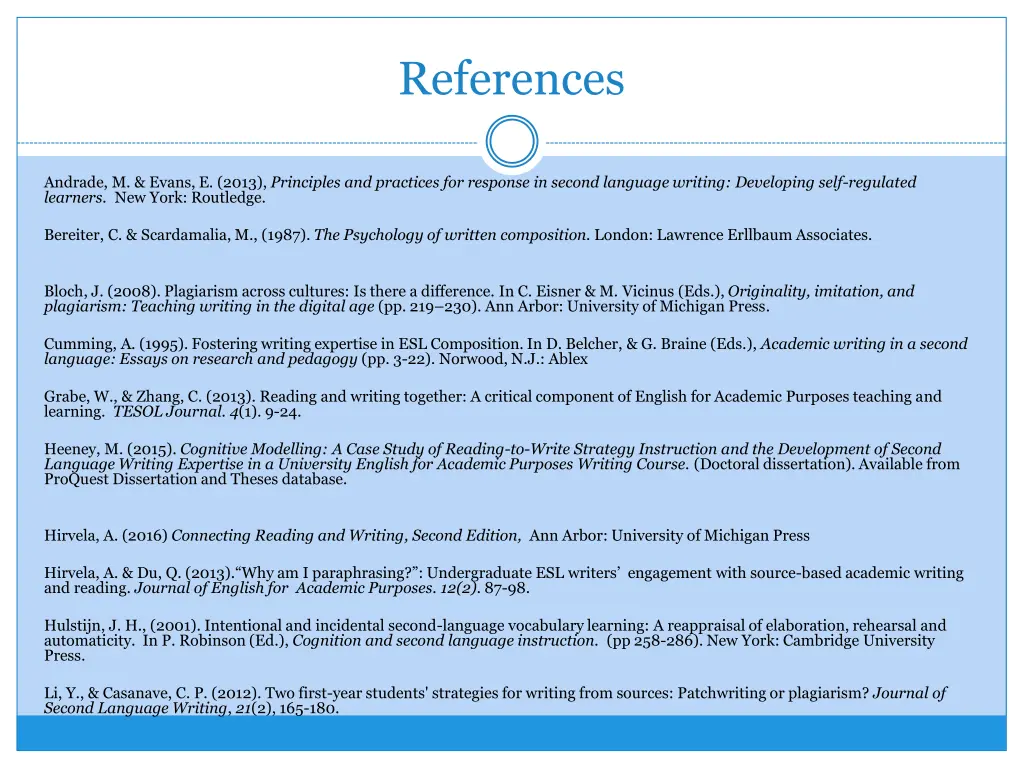 references