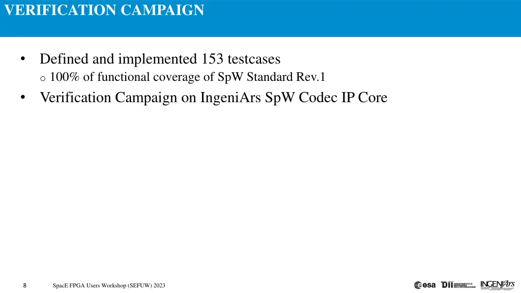 verification campaign 1