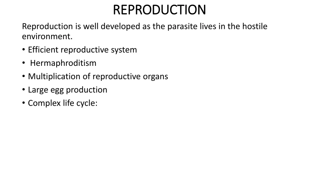 reproduction reproduction