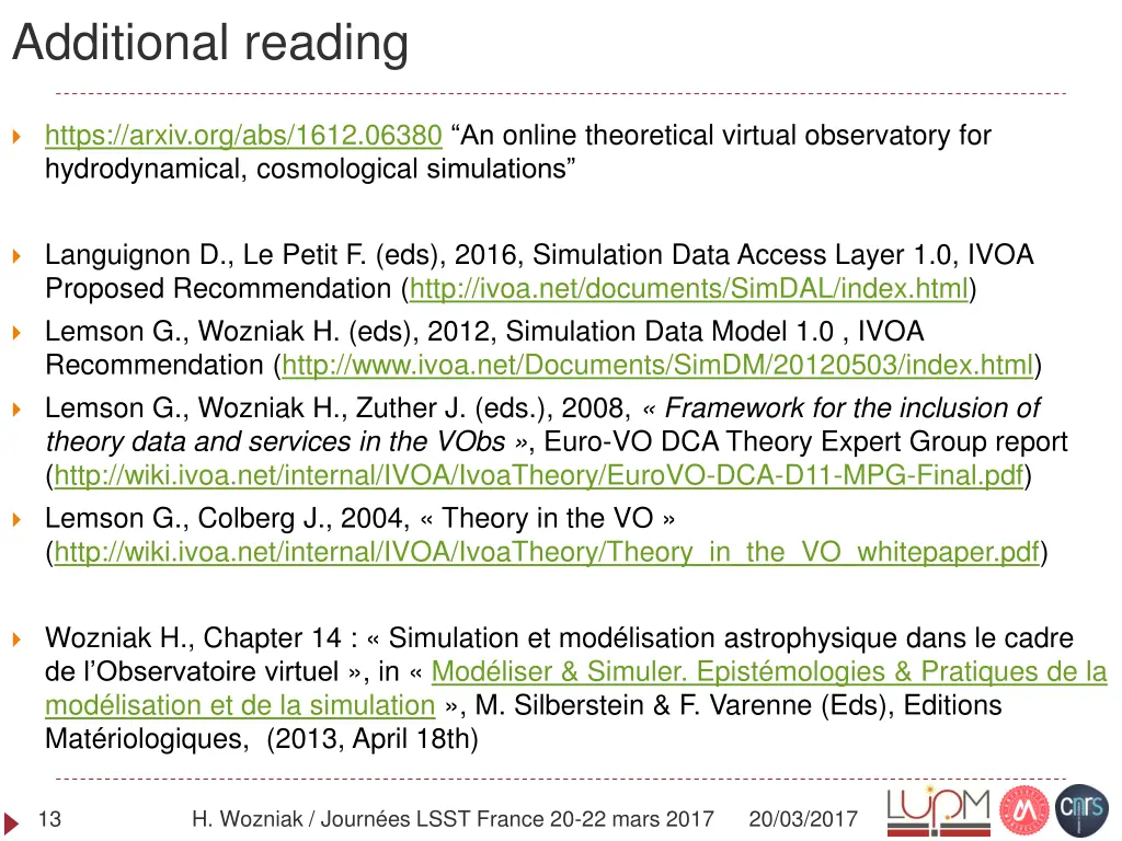additional reading