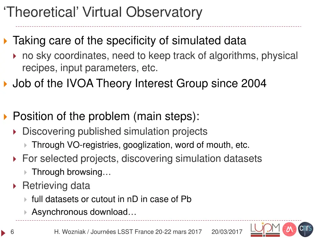 theoretical virtual observatory