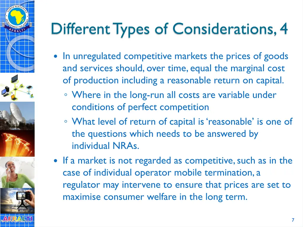 different types of considerations 4
