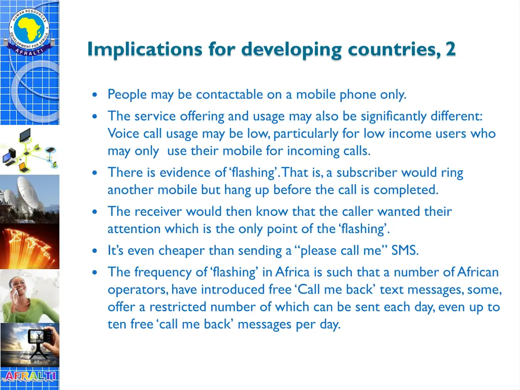 implications for developing countries 2