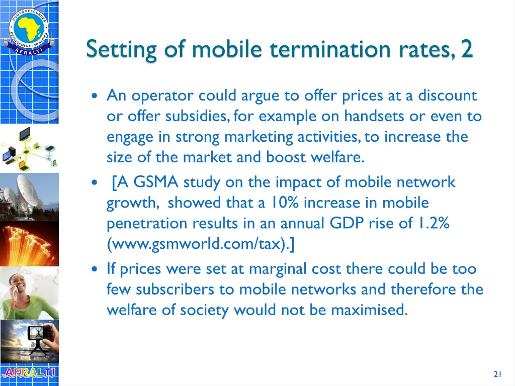 setting of mobile termination rates 2