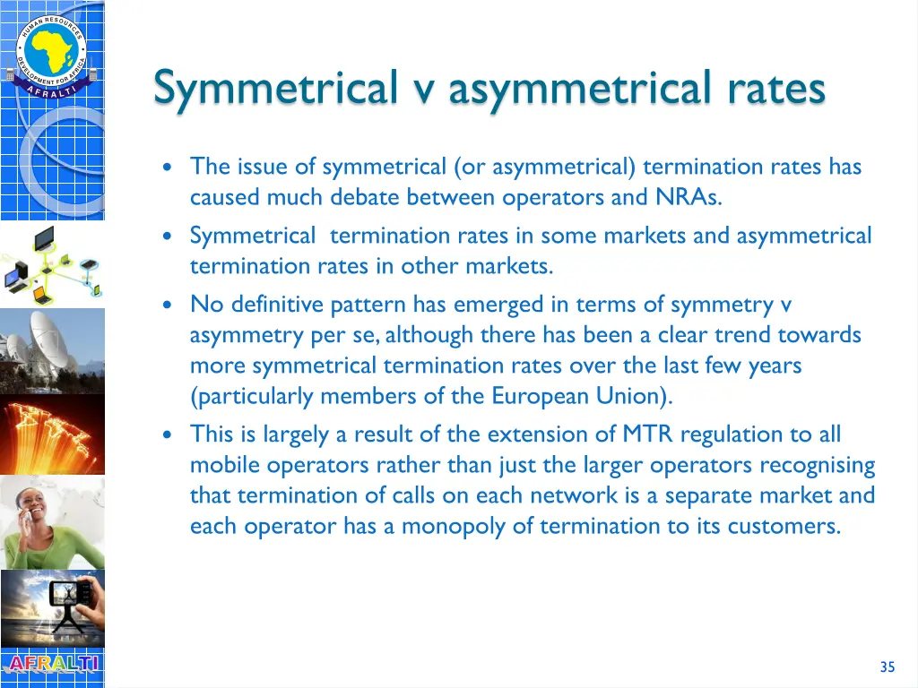 symmetrical v asymmetrical rates