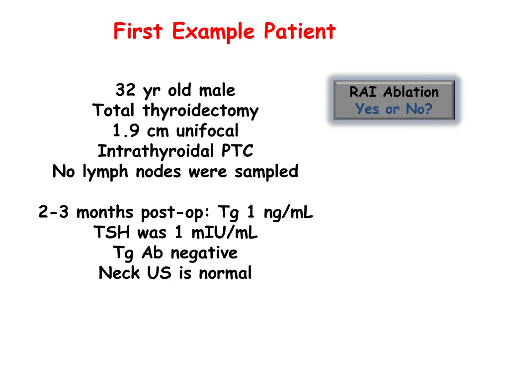 first example patient