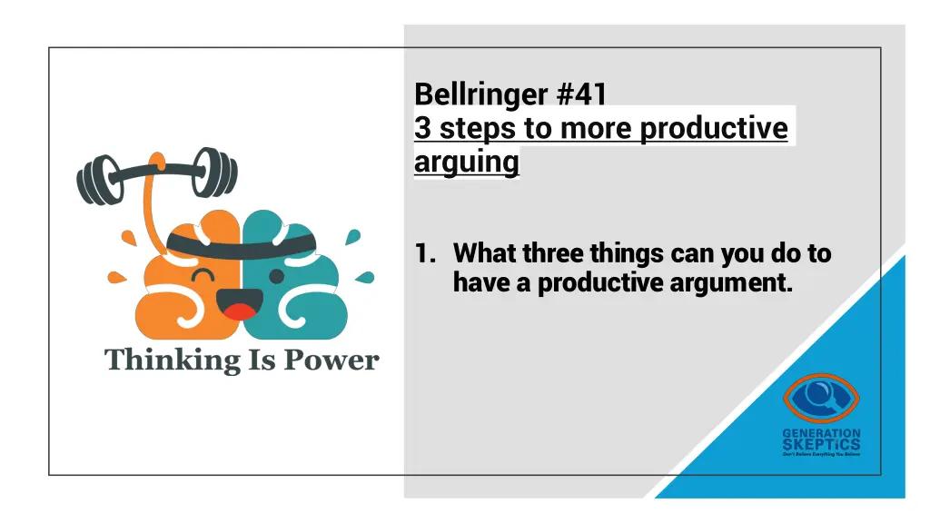 bellringer 41 3 steps to more productive arguing