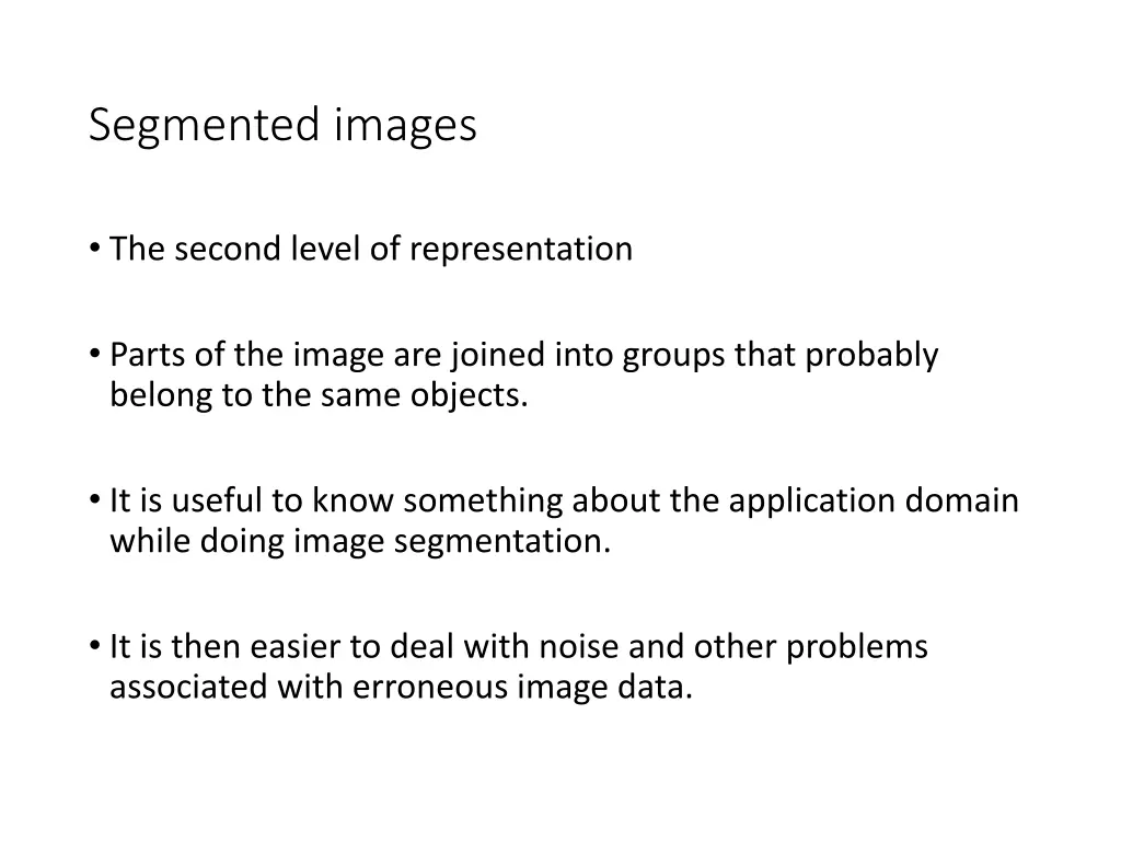 segmented images