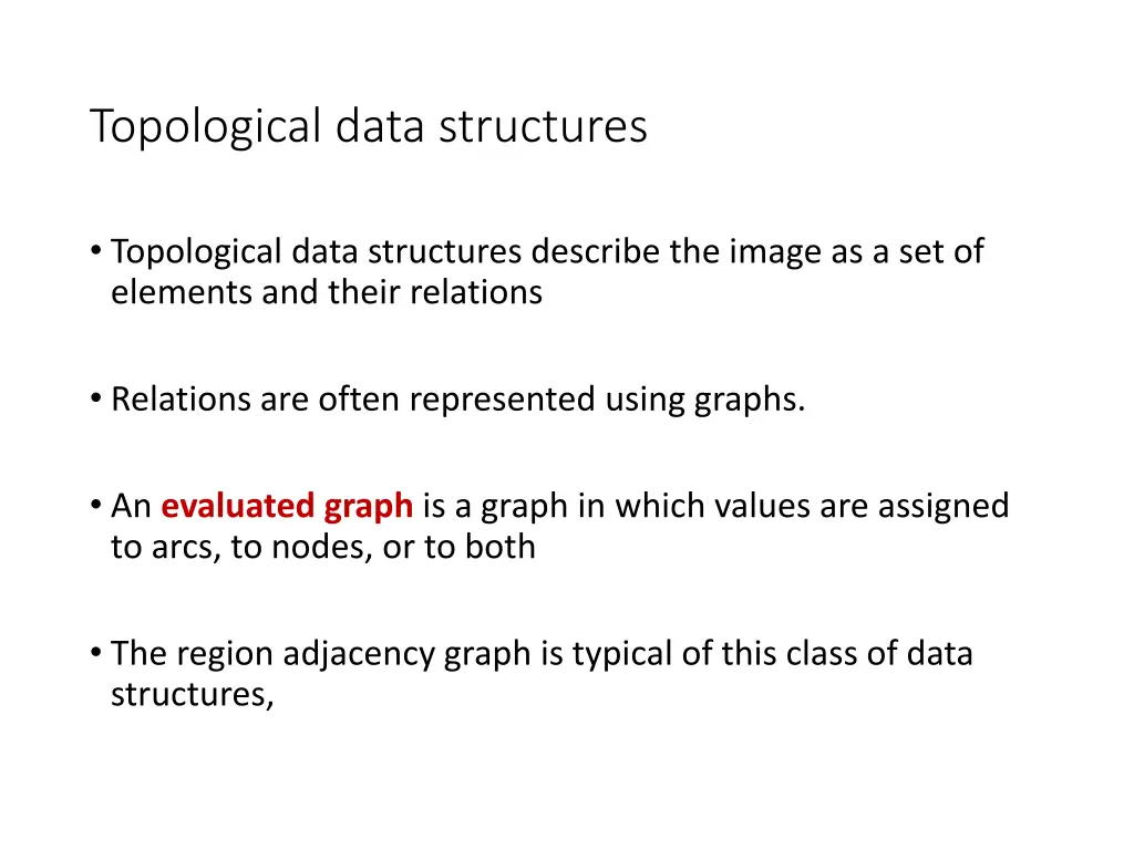 topological data structures