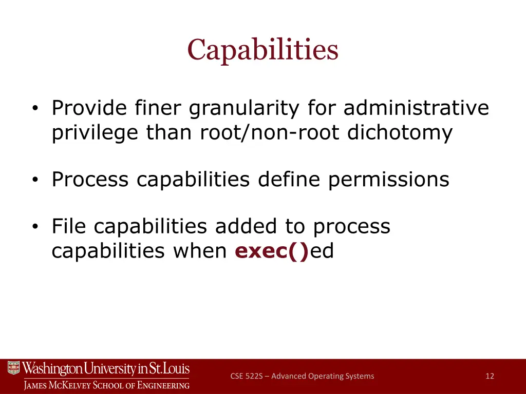 capabilities