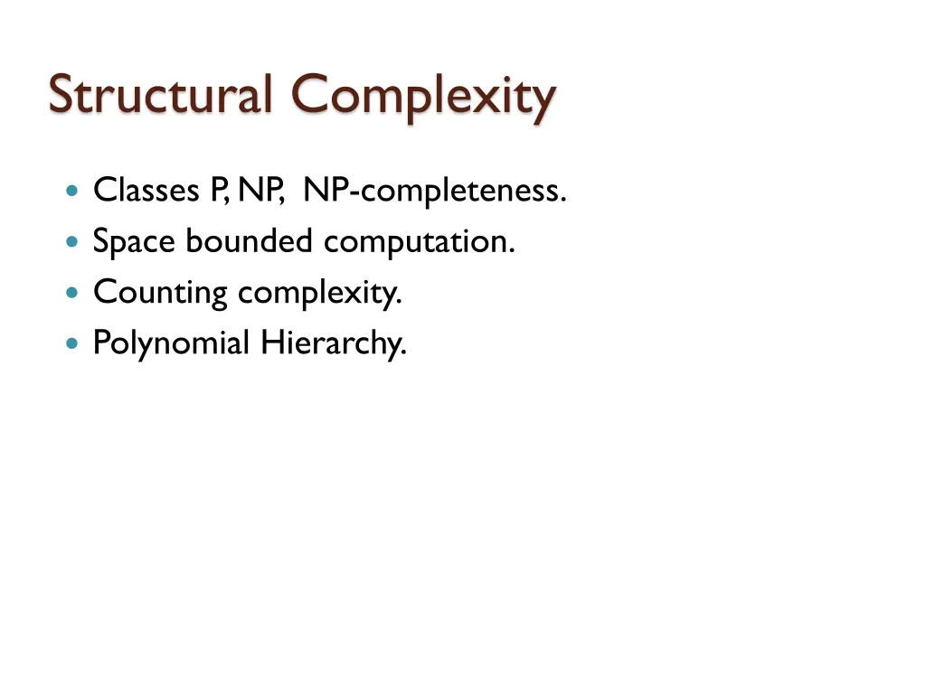 structural complexity 6