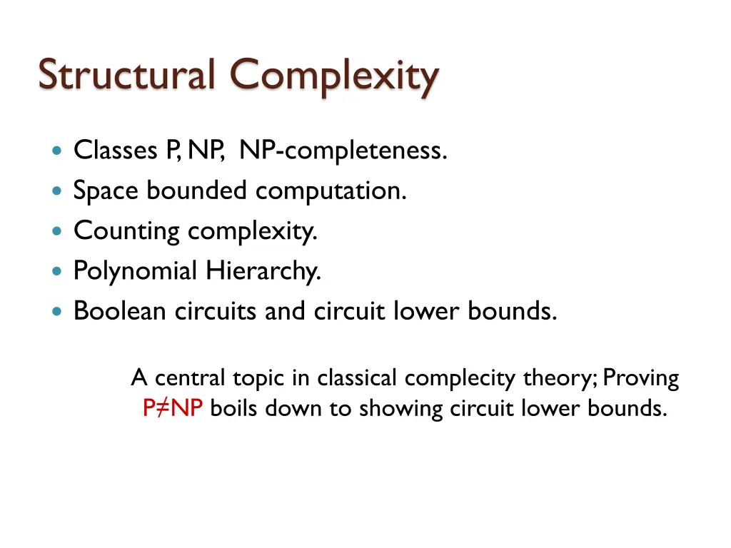 structural complexity 9
