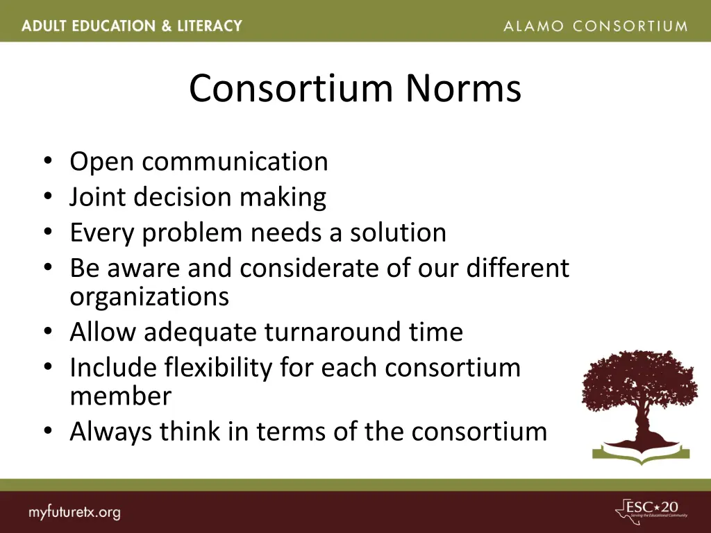 consortium norms