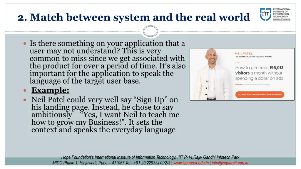 2 match between system and the real world