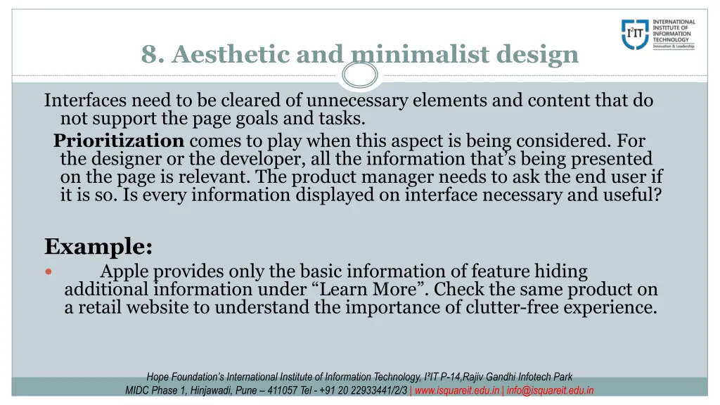 8 aesthetic and minimalist design