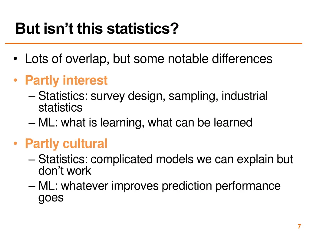but isn t this statistics