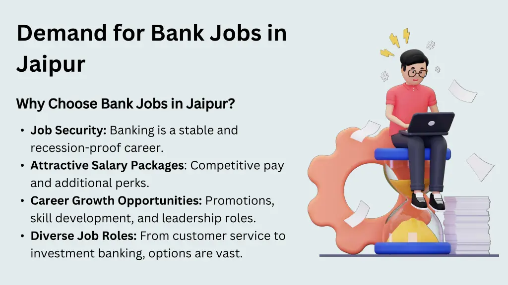 demand for bank jobs in jaipur