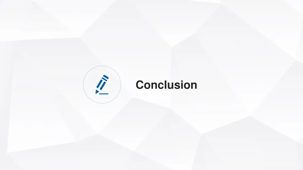 conclusion