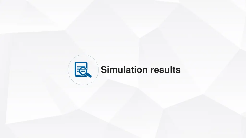 simulation results