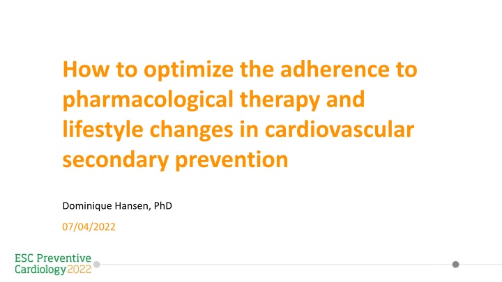 how to optimize the adherence to pharmacological
