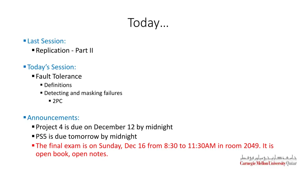 today