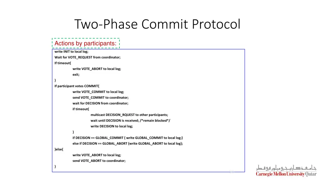 two phase commit protocol 2