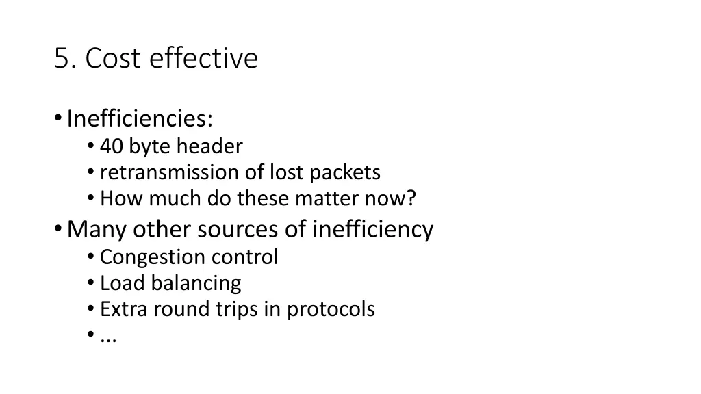 5 cost effective