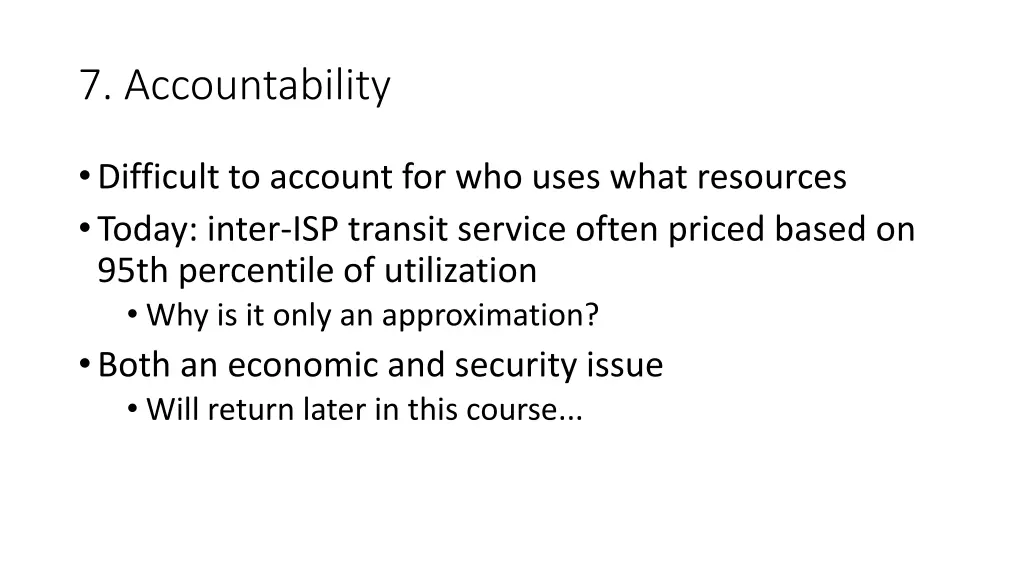 7 accountability