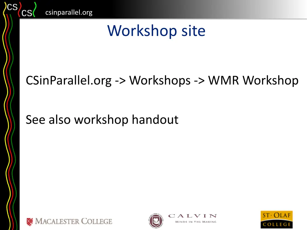 csinparallel org 1