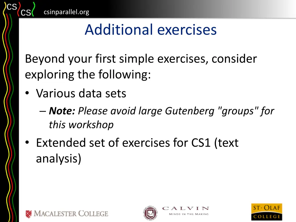 csinparallel org 15
