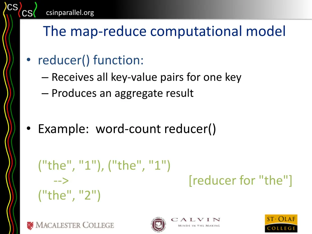 csinparallel org the map reduce computational 3