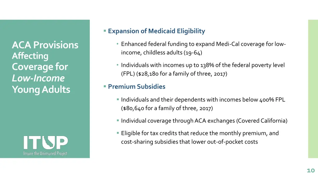 expansion of medicaid eligibility