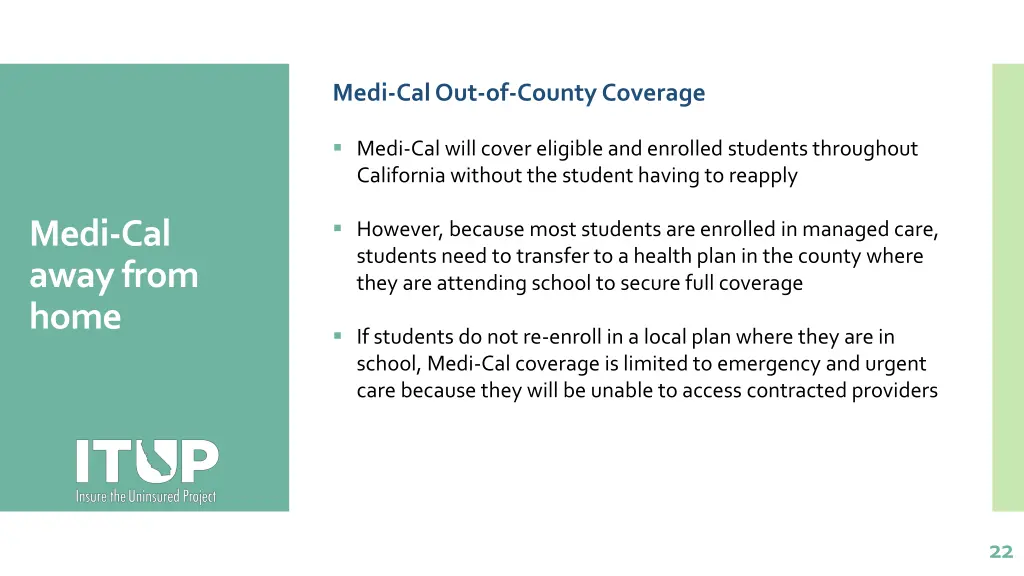 medi cal out of county coverage