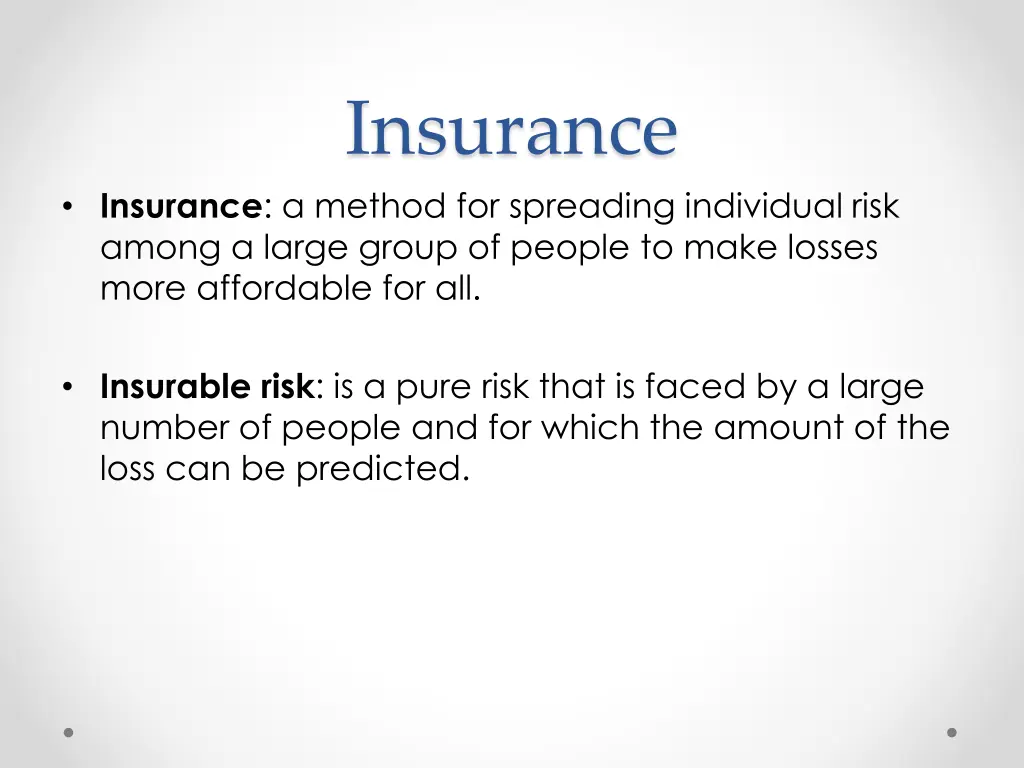 insurance