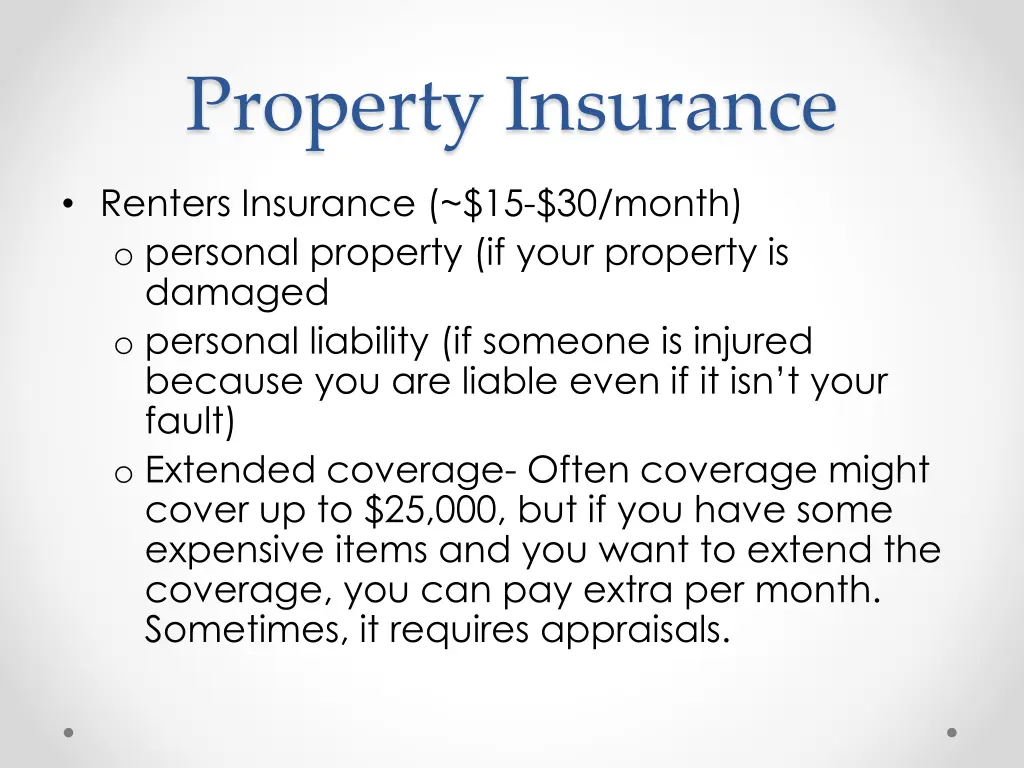property insurance