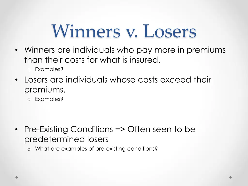 winners v losers winners are individuals