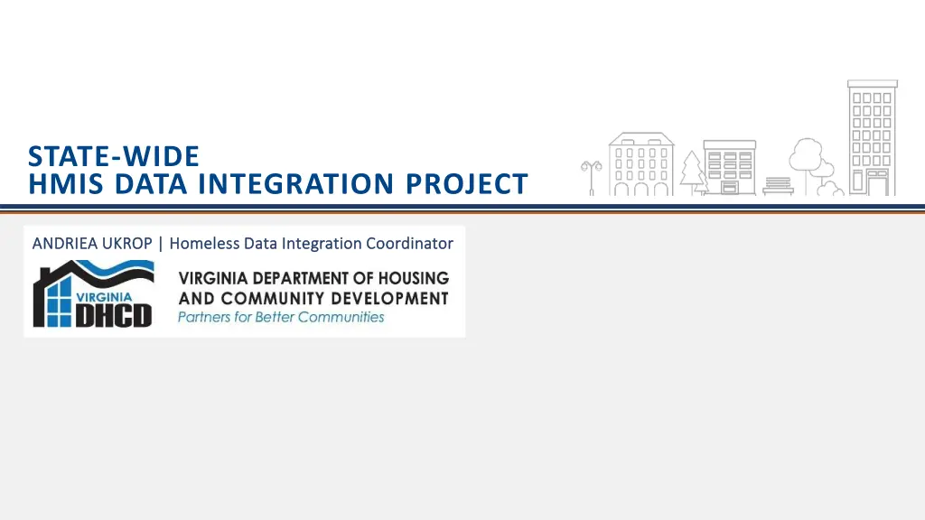 state wide hmis data integration project