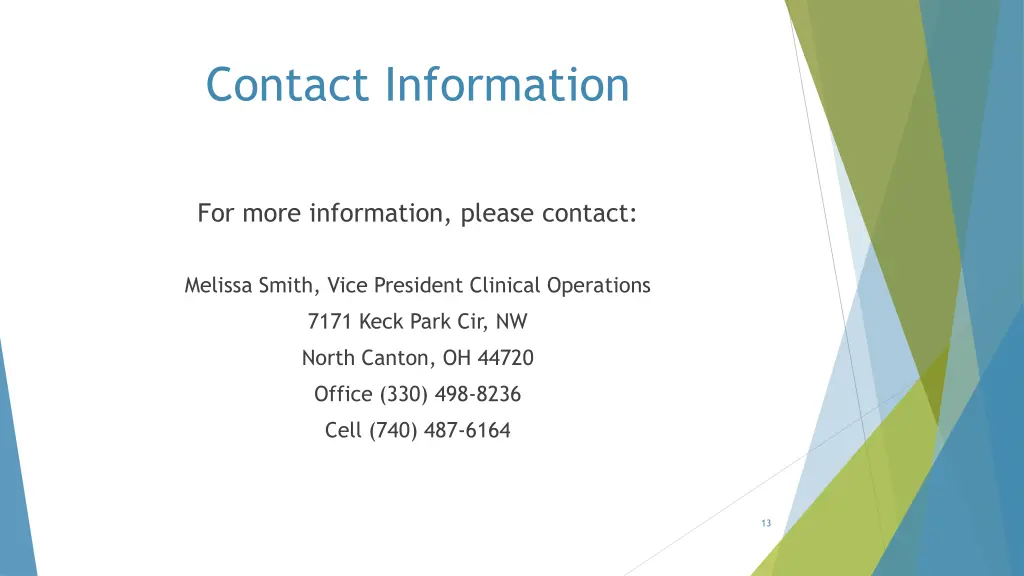 contact information