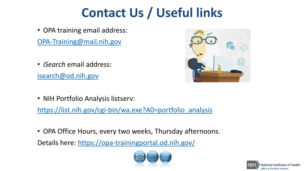 contact us useful links